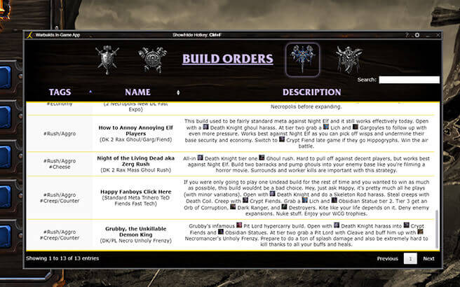 Warbuilds screenshot image