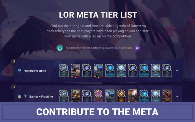 Legends of Runeterra Deck Tracker screenshot image