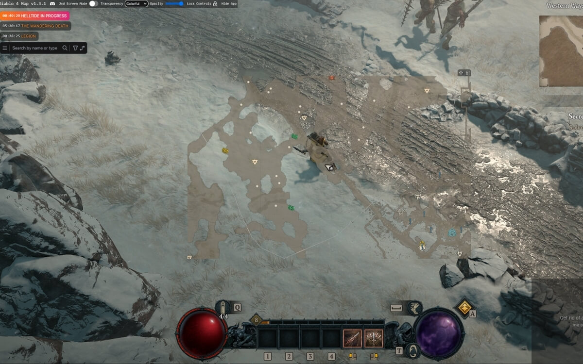 Diablo 4 map