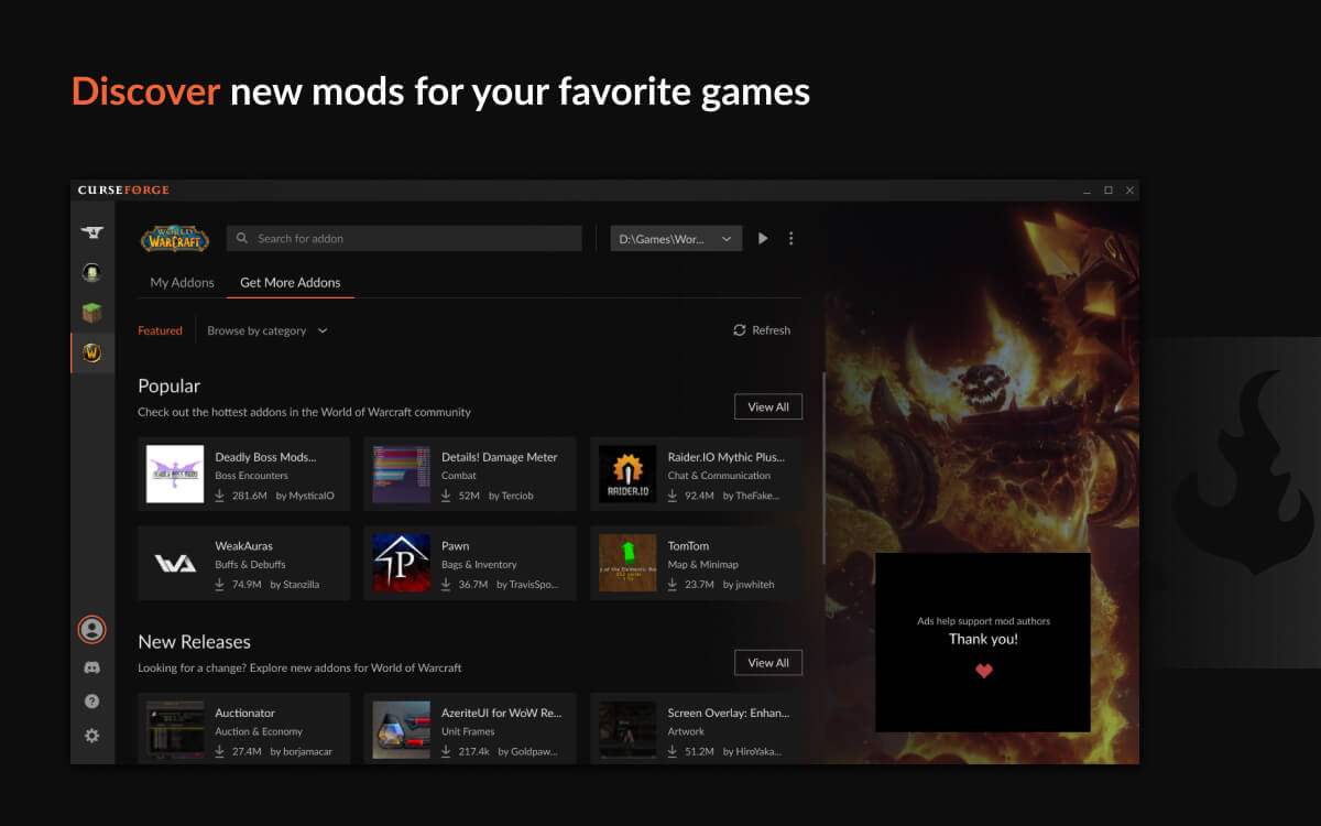 curse wow client curse wow client