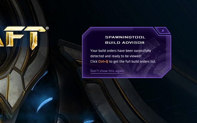 Spawning Tool Build Advisor screenshot image